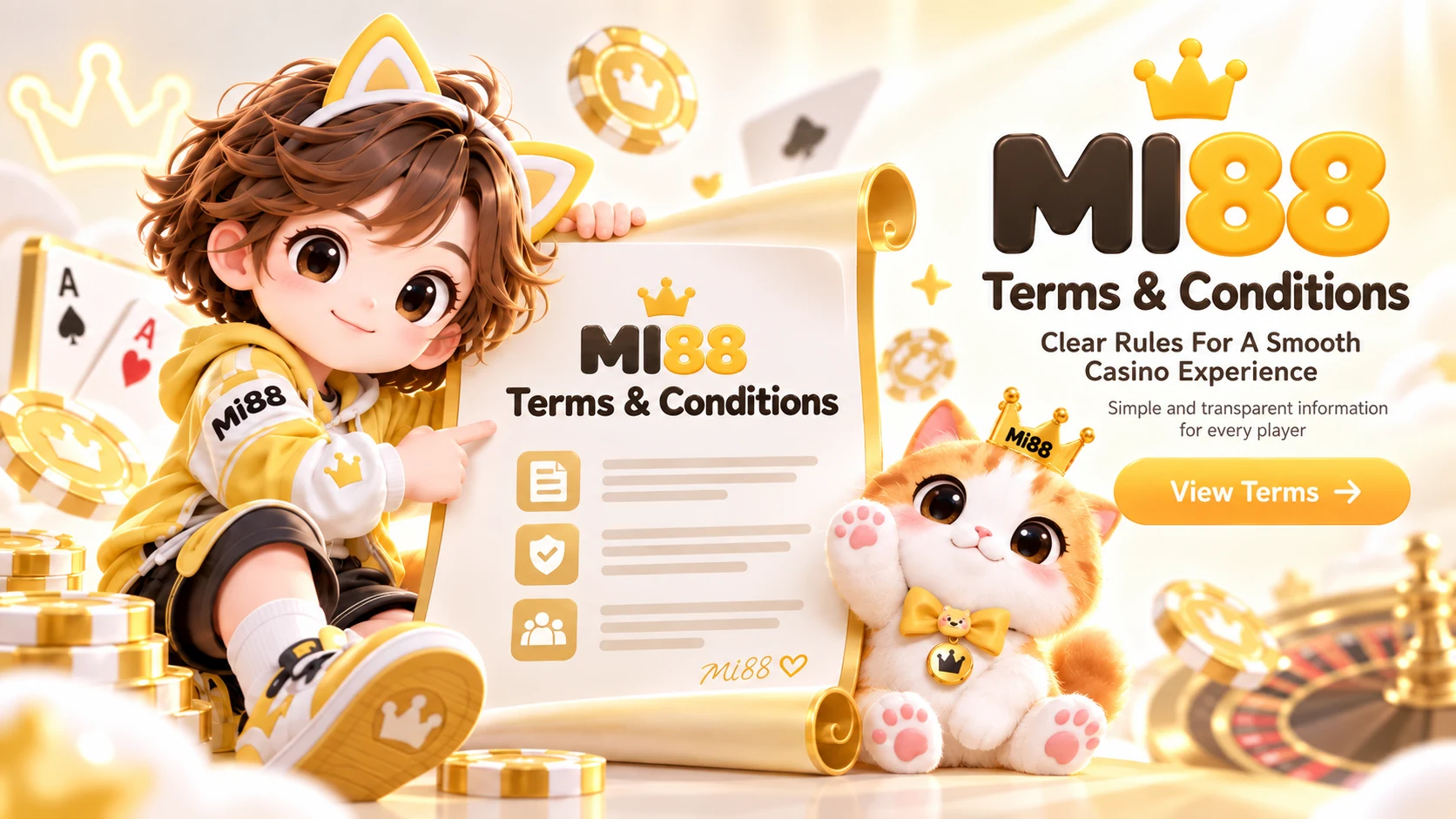 MI88 Terms and Conditions banner